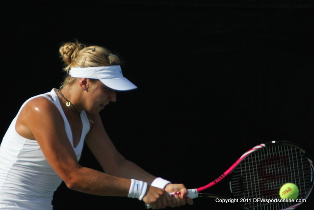 Sabine Lisicki at the 2011 Texas Tennis Open. Photo by George Walker for DFWsportsonline